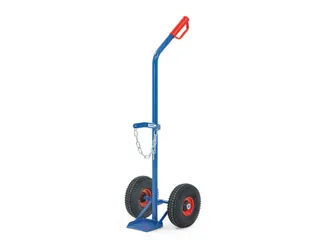 Flessenkar Draagverm. 100Kg 1X10L Fles Ø 140Mm Staal Luchtbanden - 2