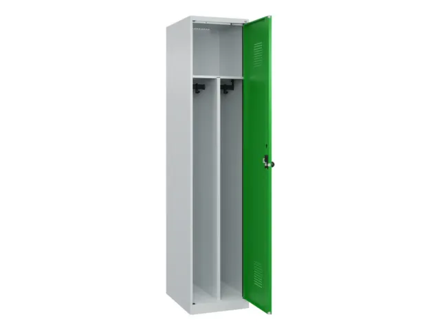 locker voor scheiding van kleding,HxBxD 1850x400x500mm,1vak