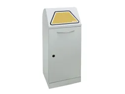 afvalverzamelaar,niet-brandbaar,1x75l,HxBxD 1000x400x380mm