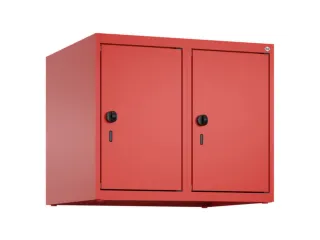 opzetkast,v. locker,2vak.,vak B 300mm,HxBxD 500x600x500mm,draaigrendel - 2