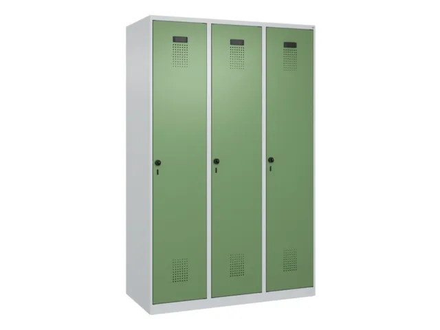 locker voor scheiding van kleding,HxBxD 1850x1200x500mm,3vak