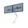 Monitorarm Fellowes Eppa voor 2 Schermen Crossbar wit