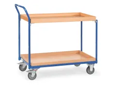 Lichte Tafelwagens 3760 300kg 2 Etages 850x500mm Houten Plaat