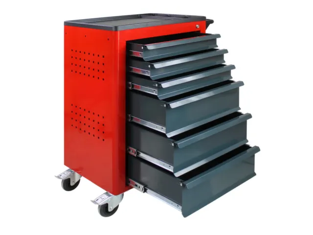 Gereedschapswagen Met Gereedschapsassortiment 950x610x450mm 3 Laden