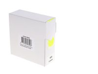 Etiket Rillprint 25mm 500st op rol fluor geel