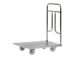 duwbeugelwagen,draagverm. 300kg,laadvl. LxB 805x510mm,staalplaat