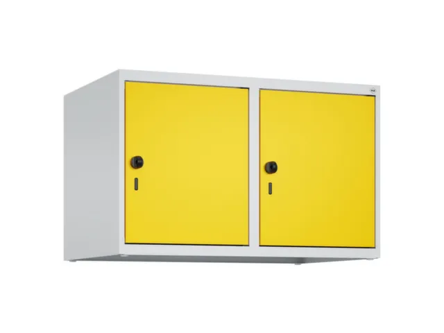 opzetkast,v. locker,2vak.,vak B 400mm,HxBxD 500x800x500mm,draaigrendel