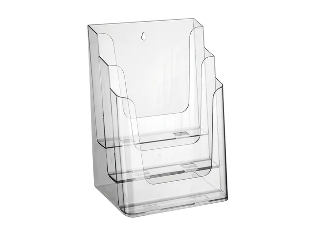 Porte-brochures Europel 3 compartiments A4 acryl