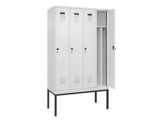 locker voor scheiding van kleding,HxBxD 2120x1200x500mm,4vak - 1