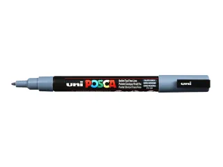 Verfstift Posca PC3M Fijne punt 0,9-1,3mm Leisteengrijs - 1