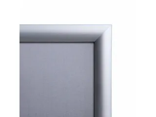 OUTLET Kliklijst 70x100cm Brandwerend B1 Rechte Hoeken 25mm Zilver - 2