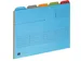 Ultimate dossiermap A4 uit karton 5 tabs assorti