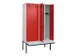 locker met bank,voor scheiding van kleding,HxBxD 2120x1200x815mm,4vak