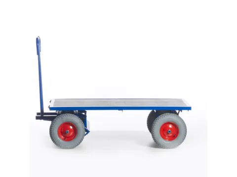 Handtrekwagen 1000kg 1600x800mm Luchtbanden Ral5010