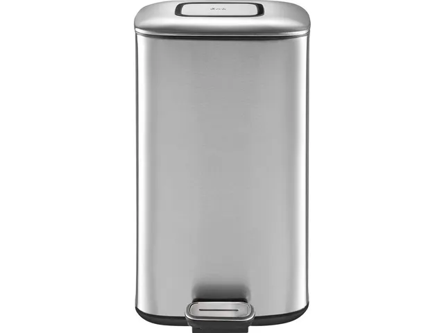 Vierkante Pedaalemmer Regent Step Bin 12 Liter Mat Rvs