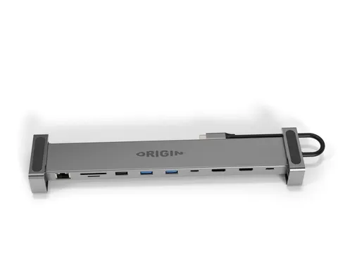 Origin Storage OSDOCK-TD10-1, Bedraad, USB 3.2 Gen 2 (3.1 Gen 2) Type-