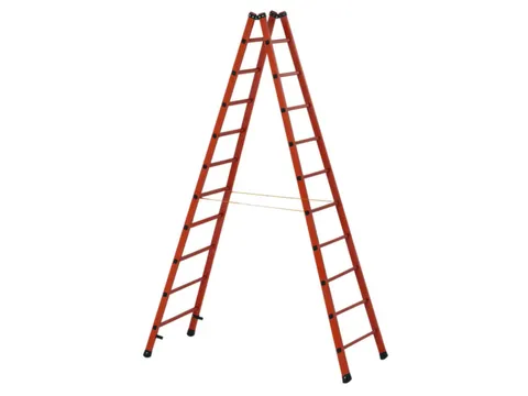 Ladder Met Sporten Bomen/sporten Glasvezel Boom L 3 00M 2X10Sporten