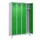 locker voor scheiding van kleding,HxBxD 1950x1200x500mm,4vak