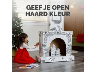 Kartonnen Openhaard XL Bankers Box Play inkleurbaar - 5