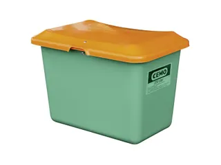 strooigoedbak,200l,HxBxD 640x890x600mm,GVK,groen,deksel oranje - 1