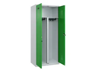 PBM-locker,HxBxD 1850x800x500mm,2vak,vak B 400mm,draaigrendel - 1