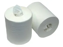 Poetsrol Budget Midi 1-laags 21,5xØ19cmx275m 6 rollen Wit