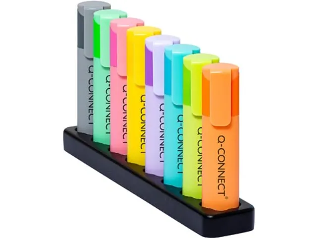 Markeerstiften Pastel Deskset 8 stuks assorti kleuren