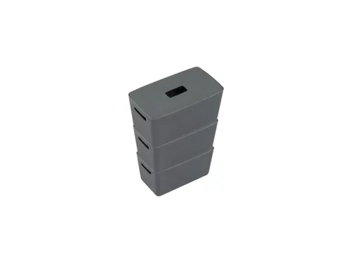 Opbergbox Kangaro 8 liter antractiet set 3 stuks inclusief deksels