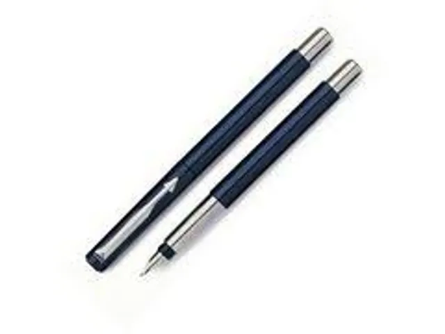 Vulpen Parker Vector stainless steel medium blister à 1 stuk