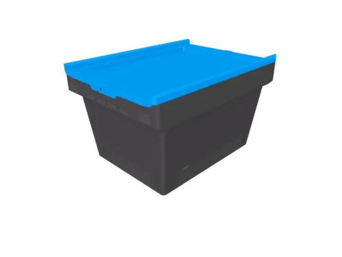 Herbruikbare containers HxLxB 240x410x300mm 18l PP-regeneraat blauw