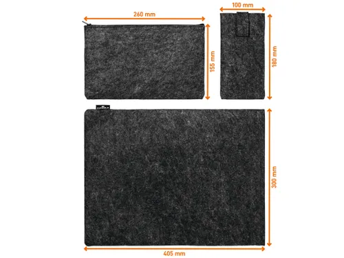 507158 Durable Multibag Effect laptophoes antraciet 16.4 inch