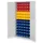 kast met sleufplaat m. bakken,HxBxD 1950x1000x410mm,72bakken PE