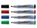 Viltstift Bic Velleda 1701 whiteboard rond large assorti 4 Stuks