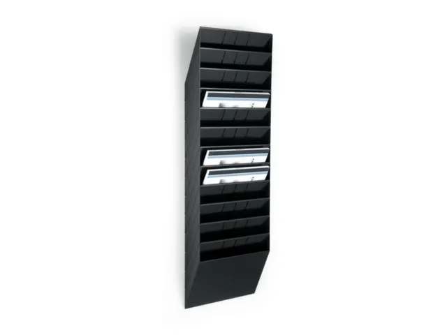 station de tri,p. DIN A4horizontal,HxlxP 1140x348x95mm,plastique,noir