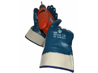 My-T-Gear N17410 mechanische nitril handschoenen, blauw/wit, maat 10, - 1