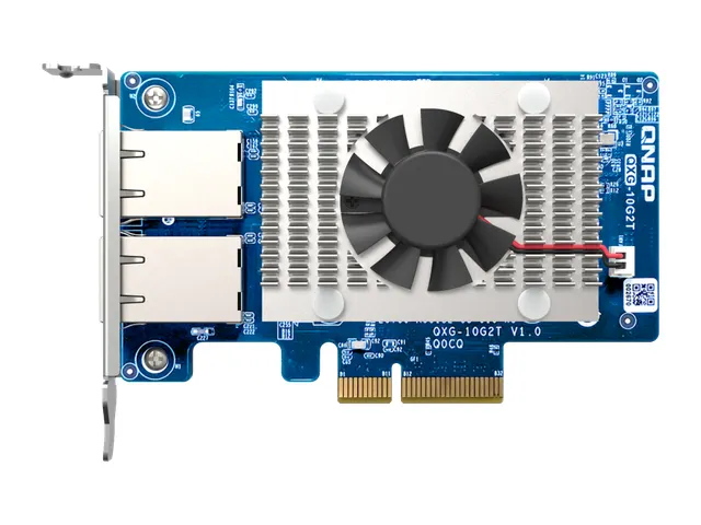 QNAP QXG-10G2T, Intern, Bedraad, PCI Express, Ethernet, 10000 Mbit/s,