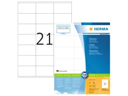 HERMA 4415 Premium etiketten A4 70x42mm Wit 10500 stuks