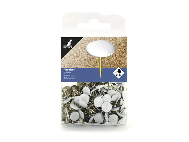 Punaises Kangaro witte kop 240 stuks in plastic hangdoosje