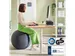 Ballon d'assise Leitz Ergo anti-basculement 55cm gris foncé