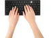 Dual draadloos compact toetsenbord, azerty