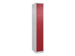 lockerkast,HxBxD 1850x300x500mm,1x4vakken,vak B 300mm,cil.-slot