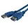 1 Meter SuperSpeed USB 3.0 Verlengkabel A naar A - Blauw M/F