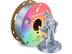 Polymaker 3D printer Filament Panchroma PLA Silk 1,75mm Zilver 1kg