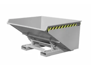 Kiepbak voor spaanders,HxLxB 835x1260x1570mm,0,9m³,draagverm. 1000kg - 1