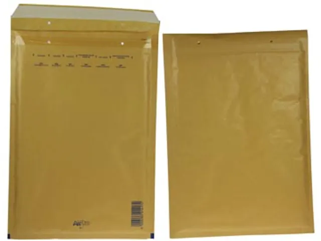 Luchtkussenenveloppen 230x340mm Stripsluiting Bruin