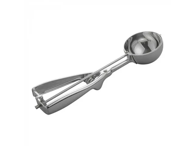 IJsportioneerlepel RVS 1/12 liter 63mm ijsknijper