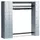 locker met kapstok,HxBxD 1950x2100x480mm,romp RAL7021,front RAL7021