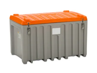 Opbergbox 400L H X B X D 750X 1200X 790Mm Grijs/oranje - 1