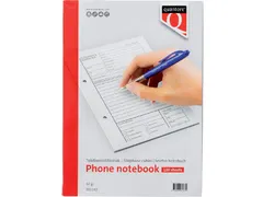 Telefoonnotitieblok Quantore 100vel 60 Gram