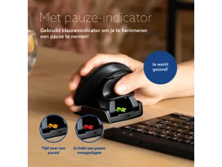 Ergonomische muis R-Go Twister Ambidexter Links/Rechts bluetooth - 5